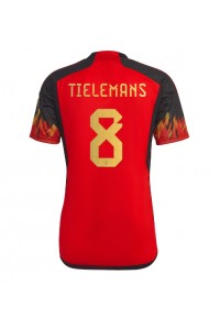 Belgia Youri Tielemans #8 Fotballdrakt Hjemme Klær VM 2022 Korte ermer